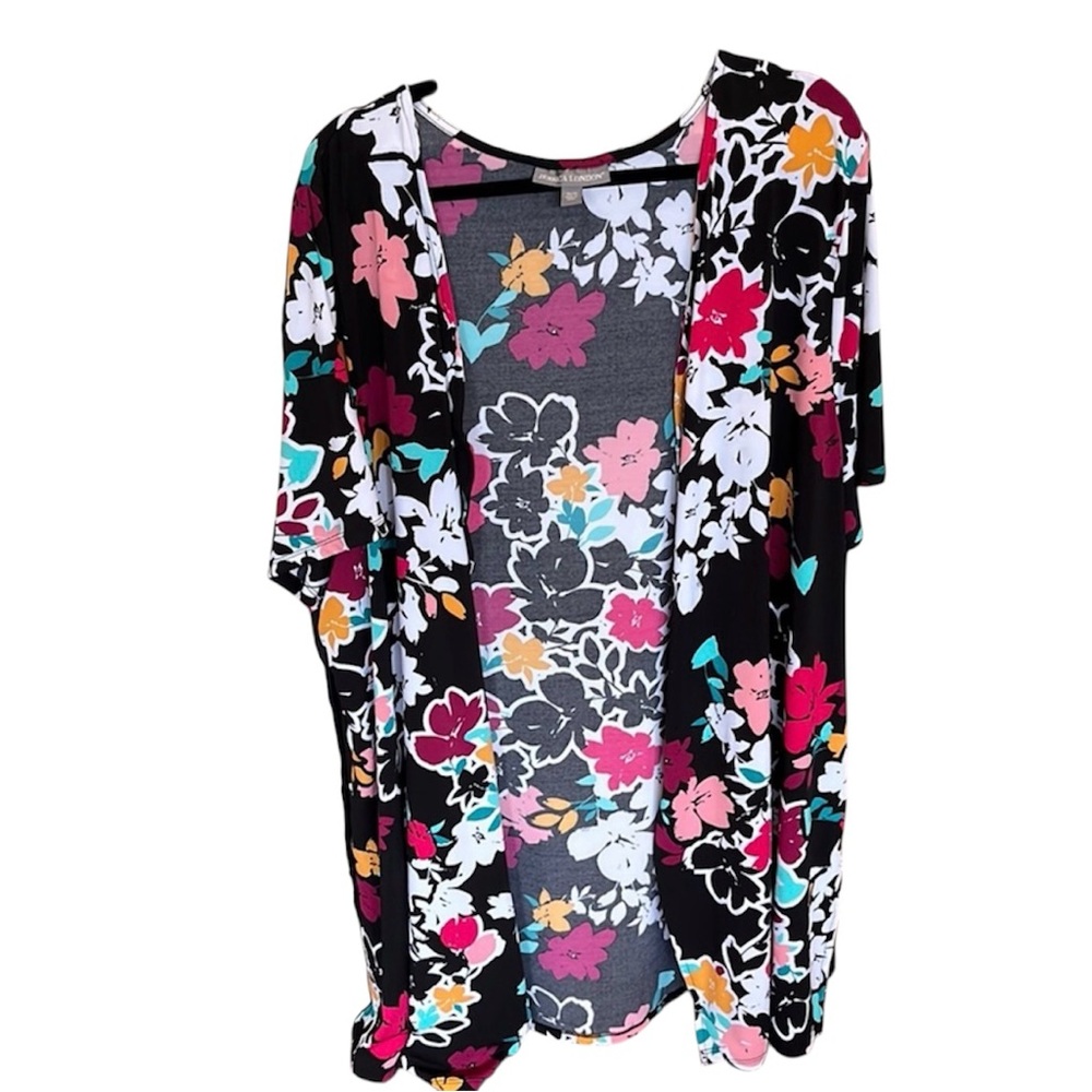 Jessica London kimono style floral jacket size 26/28 👀